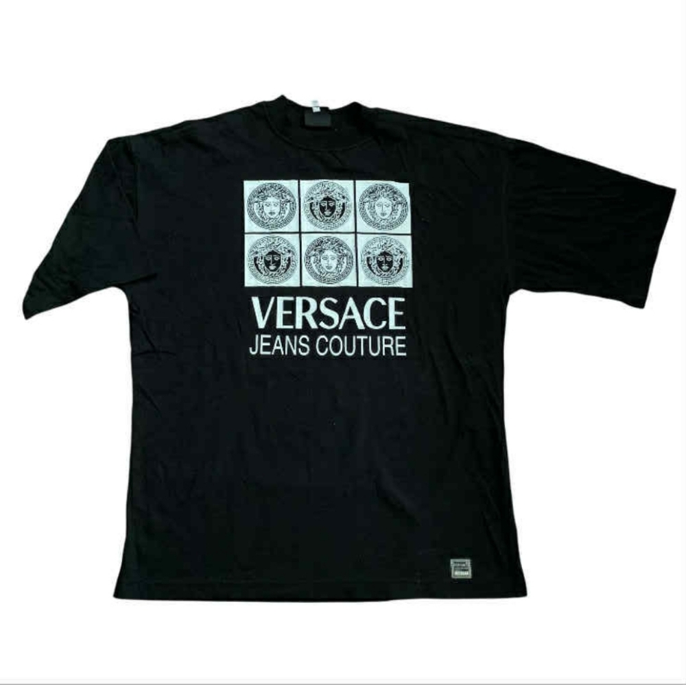 Vintage authentic Versace black T-shirt Size XL